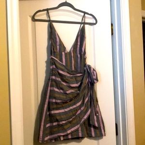 NWT Free People cotton striped sundress XS
